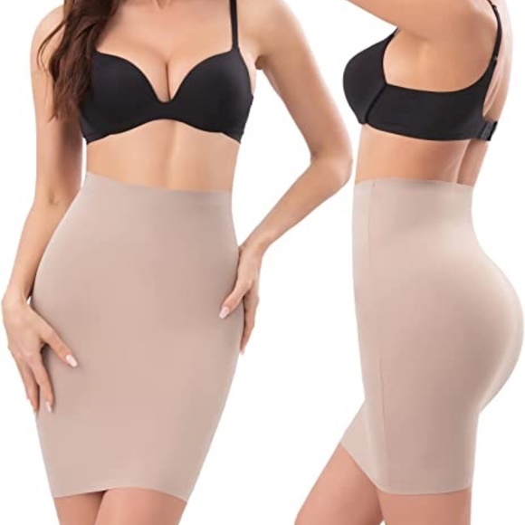 💐Assets‎ by Sara Blakely Fantastic Firmers Slip Skirt Nude - Picture 2 of 5